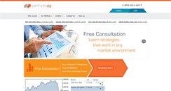 Desktop Screenshot of optioniq.com