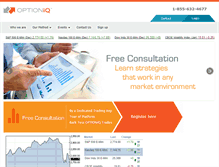 Tablet Screenshot of optioniq.com
